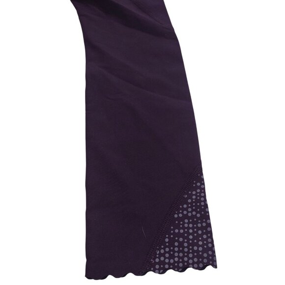 EXC Lululemon Tight Stuff Tight Deep Zinfandel Purple Reflective Scalloped 6 - Picture 7 of 7